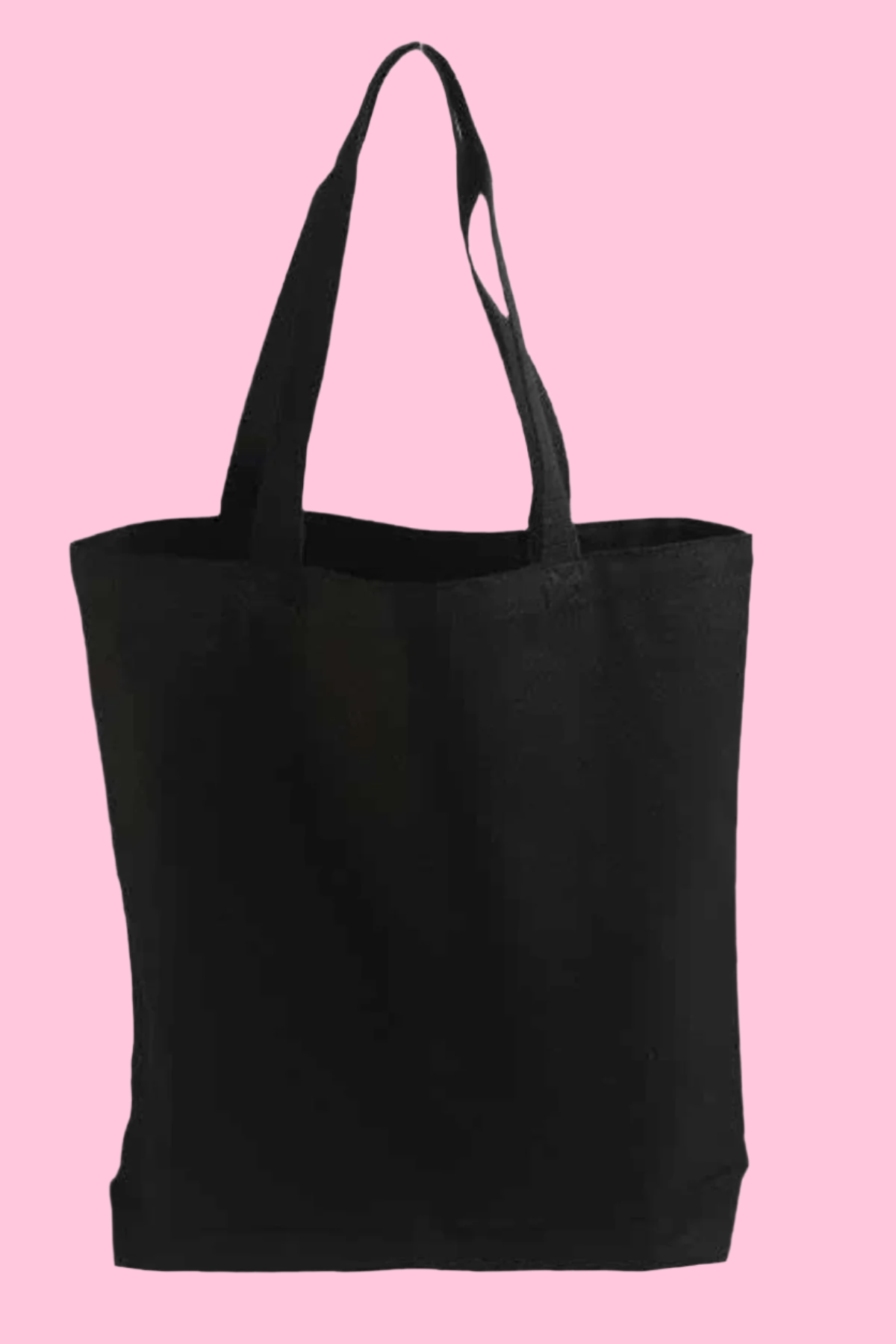 Not So Basic Black Tote Bag-SC1001B